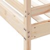 vidaXL Lit superposé sans matelas 90x200/140x200 cm bois massif