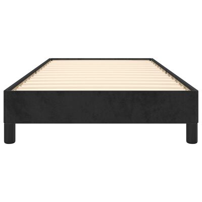 vidaXL Cadre de lit sans matelas noir 80x200 cm velours