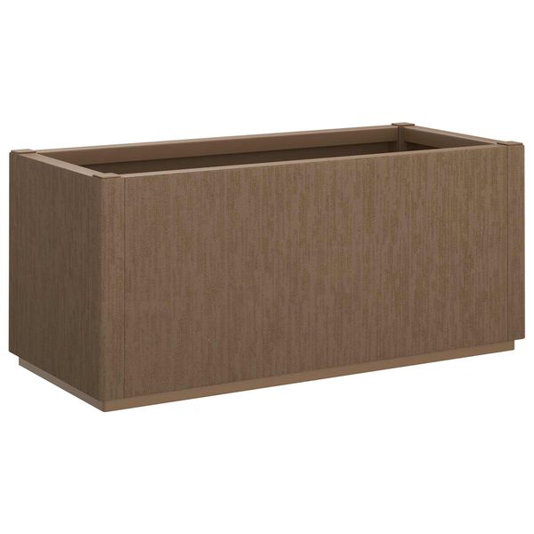 vidaXL Bo&icirc;te de fleurs de jardin Marron 80 x 36 x 35 cm PP