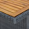 vidaXL Ensemble &agrave; manger d'ext&eacute;rieur 9 pcs et coussins r&eacute;sine tress&eacute;e