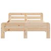 vidaXL Cadre de lit sans matelas 135x190 cm bois de pin massif
