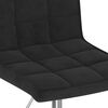 vidaXL Chaises pivotantes &agrave; manger lot de 4 noir velours