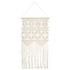 vidaXL Cintre mural en macram&eacute; 40x80 cm Coton