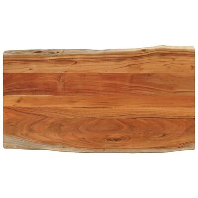 vidaXL Dessus de table 110x60x3,8cm rectangulaire bois massif d'acacia