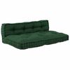 vidaXL Coussin de canapé sur palette Vert tissu