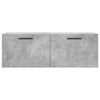 vidaXL Armoire murale gris b&eacute;ton 100x36,5x35 cm bois d'ing&eacute;nierie