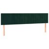 vidaXL Sommier &agrave; lattes de lit avec matelas vert fonc&eacute; 120x190 cm