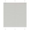 vidaXL Store pliss&eacute; gris clair 115x150cm largeur du tissu 114,4cm