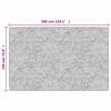 vidaXL Tapis lavable antid&eacute;rapant 190x300 cm gris