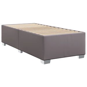 vidaXL Cadre de lit sans matelas gris 90x190 cm similicuir