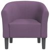 vidaXL Chaise cabriolet violet tissu
