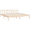 vidaXL Cadre de lit sans matelas 200x200 cm bois massif de pin