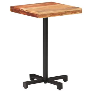 vidaXL Table de bistro Carr&eacute;e 50x50x75 cm Bois d'acacia massif