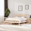 vidaXL Cadre de lit sans matelas bois massif