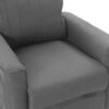 vidaXL Fauteuil de massage Gris clair Tissu