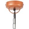 vidaXL Lampe suspendue industrielle Cuivre Rond 50 cm E27 Manguier