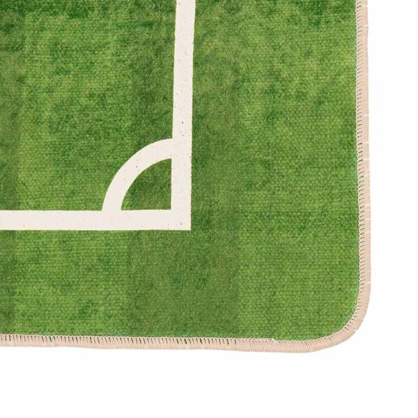 vidaXL Tapis enfant 160x230cm terrain de football lavable