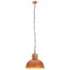 vidaXL Lampe suspendue industrielle Cuivre Rond 42 cm E27 Manguier