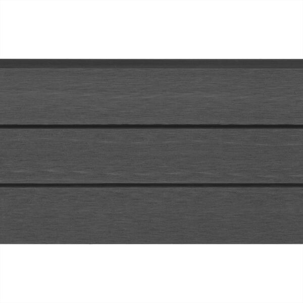 vidaXL Panneaux de cl&ocirc;ture de remplacement WPC 7 pcs 170 cm Gris
