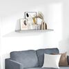 vidaXL &Eacute;tag&egrave;re murale flottante Gris b&eacute;ton 90x23,5x3,8 cm MDF