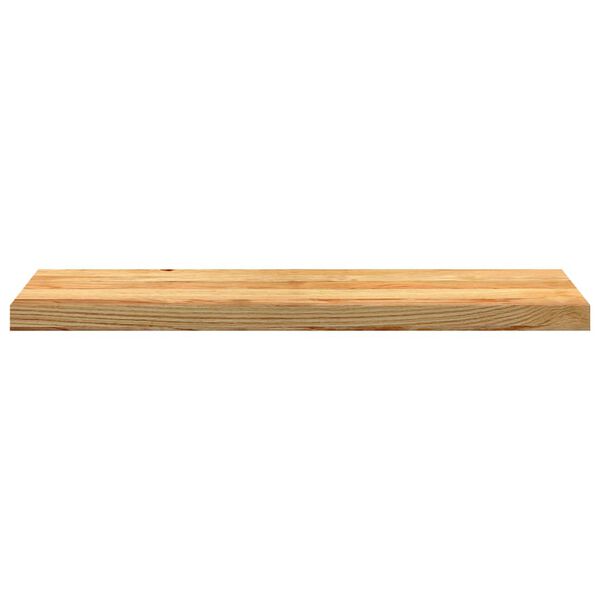 vidaXL Marches d'escalier 12 pcs marron clair 90x25x2 cm ch&ecirc;ne massif