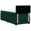 vidaXL Sommier &agrave; lattes de lit avec matelas Vert fonc&eacute; 90x200 cm