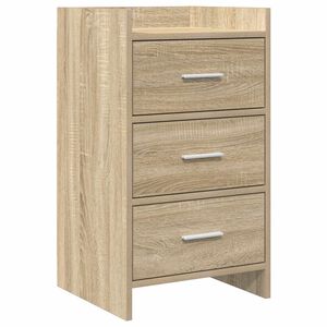 vidaXL Tables de chevet Ch&ecirc;ne Sonoma 40 x 36 x 70 cm Bois d'ing&eacute;nierie