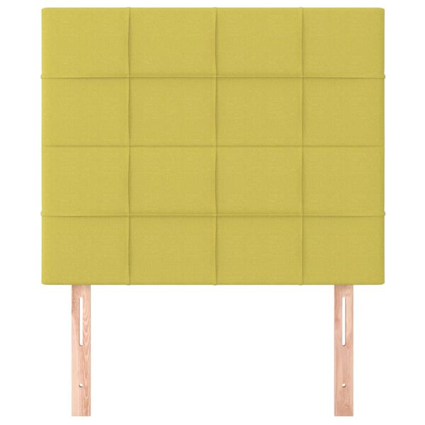 vidaXL T&ecirc;te de lit Vert 80x5x118/128 cm Tissu