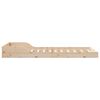 vidaXL Cadre de lit Marron 100 x 220 cm Pin massif