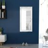 vidaXL Miroir mural style baroque 120x60 cm Blanc