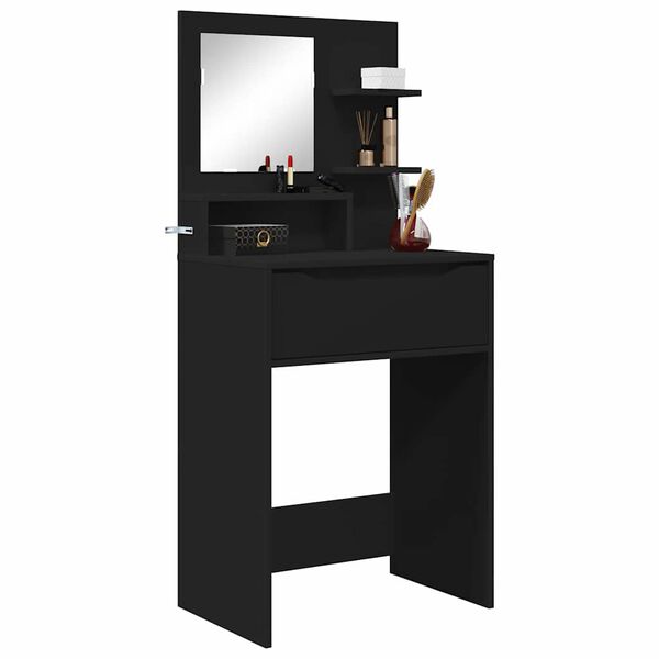 vidaXL Tables de maquillage pour chambre Noir 80 x 39,6 x 135 cm