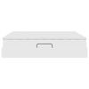vidaXL Lit avec rangement et matelas Blanc 180 x 200 cm Simili cuir
