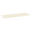 vidaXL Coussin de banc de jardin cr&egrave;me 150x50x3 cm tissu oxford