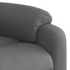 vidaXL Fauteuil de massage inclinable Gris foncé Tissu
