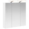 vidaXL Armoire Miroir de Salle de Bain Blanc 70 x 14,5 x 70 cm
