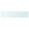 vidaXL Panneaux d'&eacute;tag&egrave;re 2 pcs Verre Transparent 90 x 20 cm
