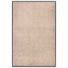 vidaXL Paillasson Beige 80x120 cm