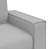 vidaXL Canap&eacute; 3 places Gris nuage 220x78x84 cm Tissu