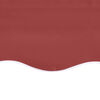 vidaXL Tissu de remplacement pour auvent Bordeaux rouge 3,5x2,5 m