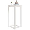 vidaXL Table de bar Blanc 60x60x110 cm Bois massif de pin