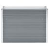 vidaXL Lit sur&eacute;lev&eacute; de jardin Acier galvanis&eacute; 100x40x77 cm Gris