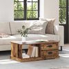 vidaXL Table basse Bois Ancien 90 x 50 x 35 cm Bois d'ing&eacute;nierie