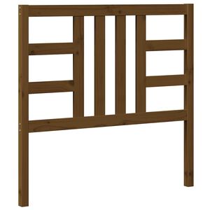 vidaXL T&ecirc;te de lit Marron miel 106x4x100 cm Bois massif de pin