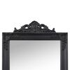 vidaXL Miroir sur pied Noir 45x180 cm