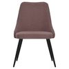 vidaXL Chaises &agrave; manger lot de 6 marron tissu