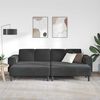 vidaXL Canap&eacute; de salon 3 pcs Noir