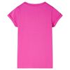 T-shirt pour enfants rose fonc&eacute; 140