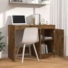 vidaXL Bureau Ch&ecirc;ne fum&eacute; 100x50x76 cm Bois d'ing&eacute;nierie