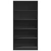 vidaXL Garde-robe Noir 100x50x200 cm Agglom&eacute;r&eacute;