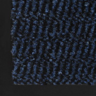 vidaXL Paillasson rectangulaire 40 x 60 cm Bleu